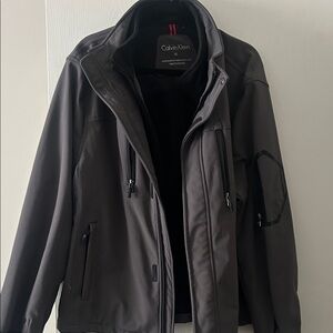 Calvin Klein Men's Charcoal Performance Jacket
